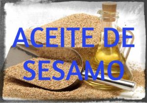 aceite de sésamo